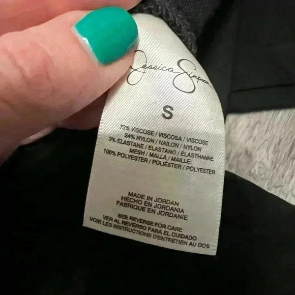 JESSICA SIMPSON "Aaron"  Women's Mixed Media Leggings - Picture 4 of 5